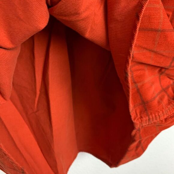 Sun River Clothing Burnt Orange Plaid Corduroy Long Sleeve Button Up Shirt Large - Picture 4 of 6